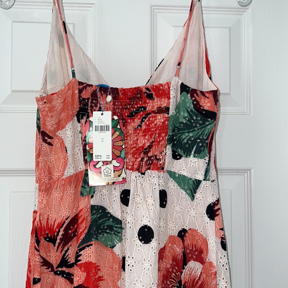Farm Rio x Anthropologie Riviera Eyelet Maxi Dress - Picture 11 of 14